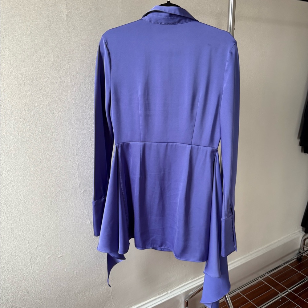 Rat & Boa Lilac Satin Mini Dress - Picture 4 of 7
